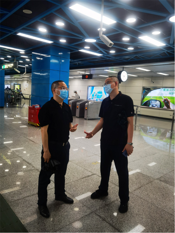 公司黨委書記、執(zhí)行董事朱軍到廣州地鐵項(xiàng)目開展調(diào)研