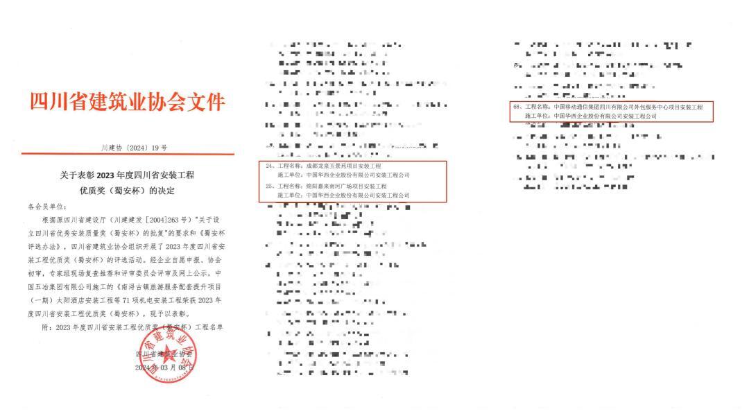 深耕不輟，載譽前行！華西安裝殊榮再+3！